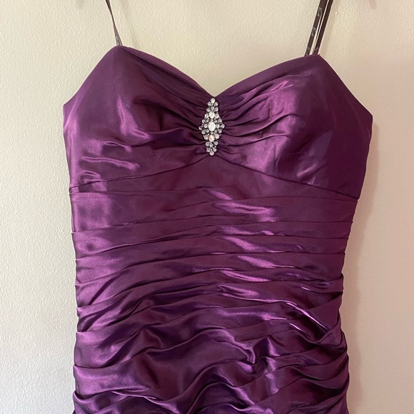 purple night dress